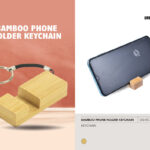 Bamboo Keychain