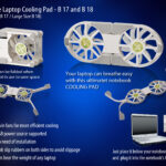 Power Plus - Folding Laptop stand with USB Fan
