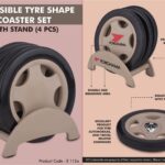 Power Plus - Reversible Tyre shape coaster set