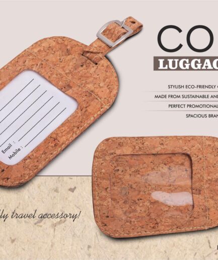 Power Plus - Cork Luggage tag