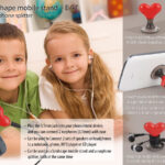 Power Plus - Heart shape vacuum mobile stand