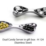 Power Plus - Stainless steel Dual Candy Server