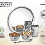 Power Plus - 5 pc Stainless Steel Dinner set