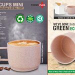 Power Plus - Eco cups mini: Set of 2 eco friendly cups in gift box