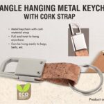 Power Plus - Rectangle hanging metal keychain