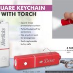Power Plus - Square Keychain with torch