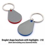 Power Plus - Droplet shape key chain