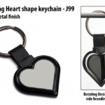 Power Plus - Rotating Heart shape keychain