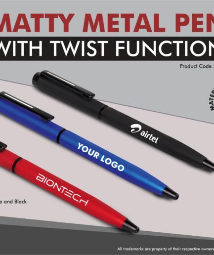 Power Plus - Matty Metal Pen