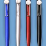 Power Plus - Pen with round badge