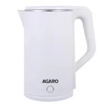 Agaro - Elegant Electric Kettle, 1.8L, Double Layered Kettle, White