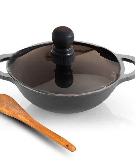 Lifelong - 24cm Cast Iron Kadhai