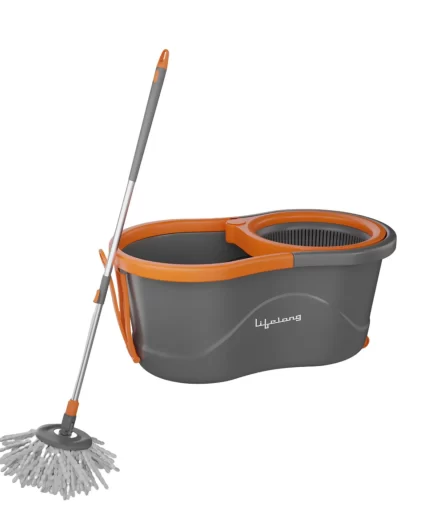 Lifelong - 360° Spin Floor Mop Set with Bucket