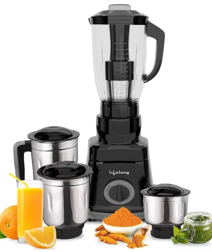 Lifelong - 750W Juicer Mixer Grinder with 4 Jars