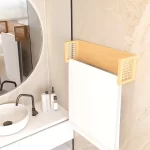 Lifelong - Bamboo Towel Holder for Bathroom