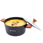 WONDERCHEF - Caesar Non-Stick Casserole with Lid, 5 mm, Black