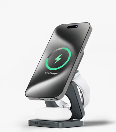 Daily Object - DailyObjects SURGE™ Max Foldaway 3-In-1 Magnetic MagSafe Wireless Charger