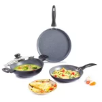 WONDERCHEF - Duralite Die-Cast Non-Stick Pans 4 pcs Set