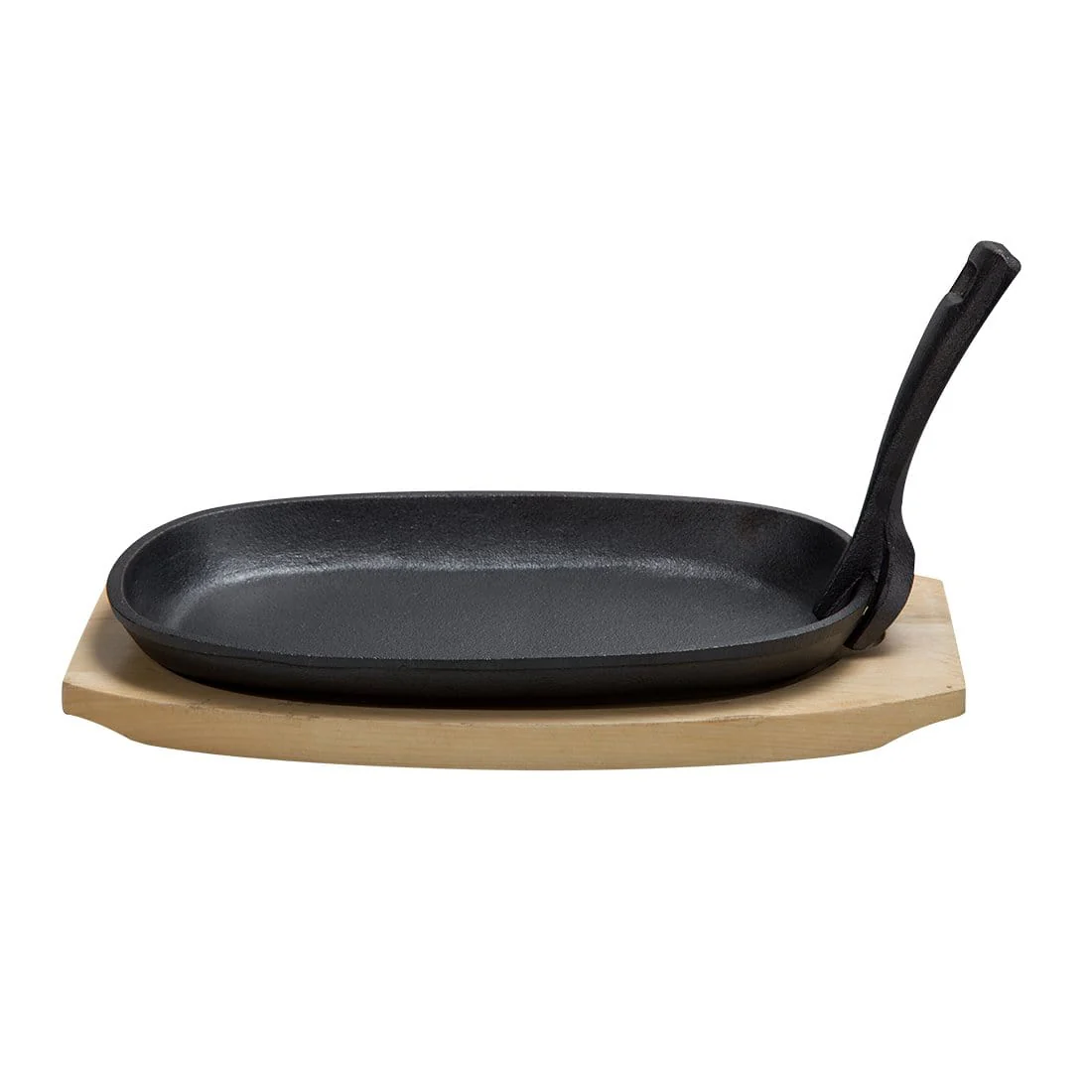 Ferro Cast-iron Sizzler Plate With Wooden Base2