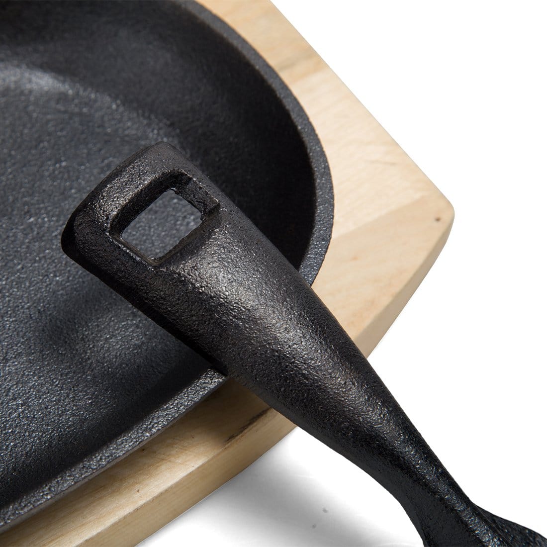 Ferro Cast-iron Sizzler Plate With Wooden Base4