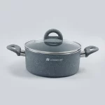 WONDERCHEF - Granite 24 cm Non-Stick Casserole, 4 liters, Grey