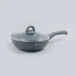 WONDERCHEF - Granite 24 cm Non-Stick Wok, Grey