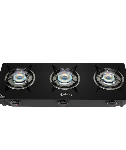 Lifelong - High Efficiency 3 Burner Gas Stove