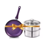 WONDERCHEF - Orchid Fry Pan 24cm + Austin Serving Casserole Set of 2
