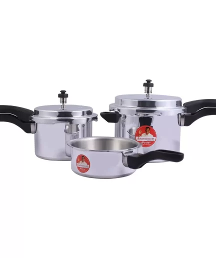 WONDERCHEF - Power 2,3,5L Pressure Aluminium Cooker Combo