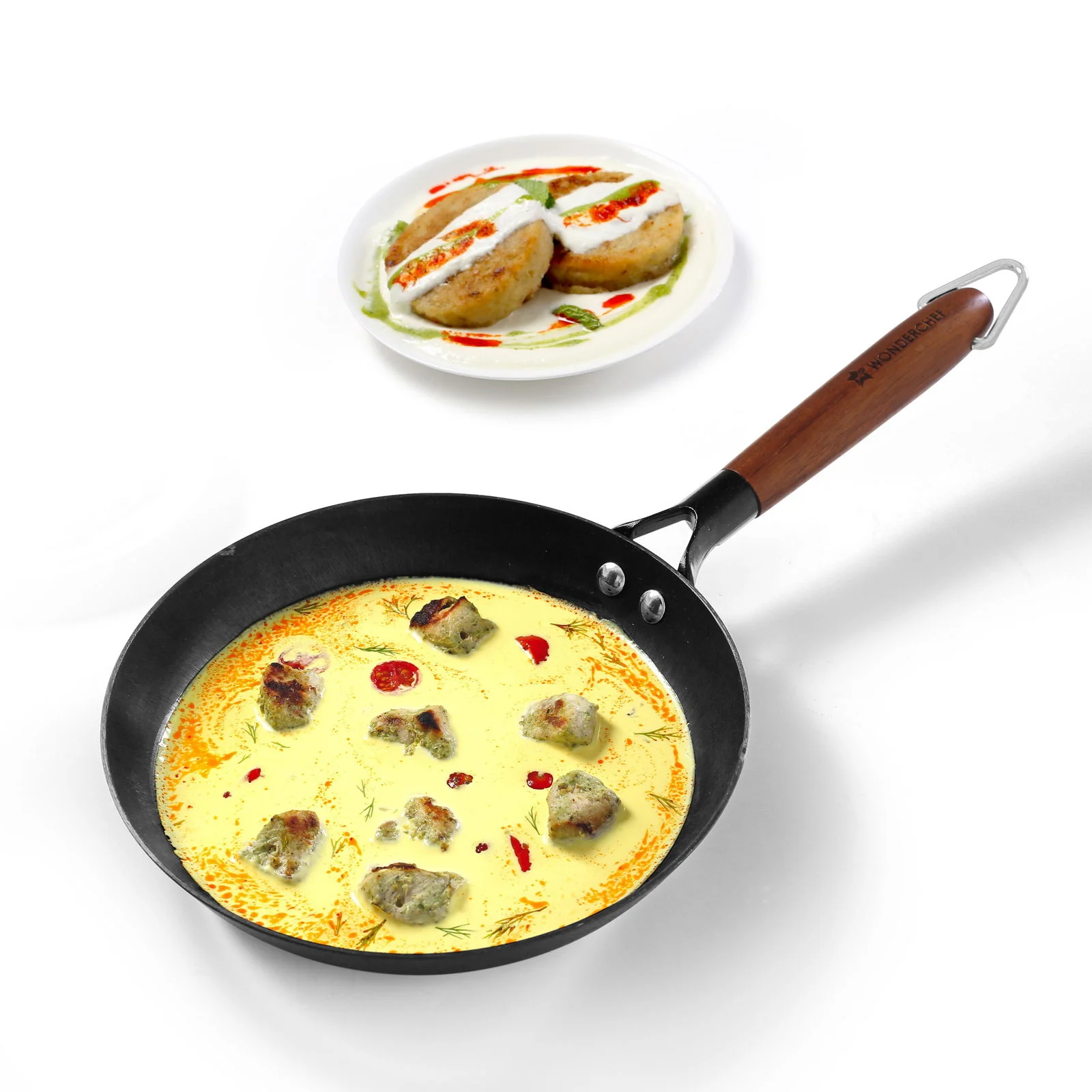 Pre-Seasoned Ferro Light 24cm Cast Iron Fry Pan
