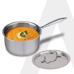 Agaro - Regency Triply Steel Saucepan With Lid 14 cm
