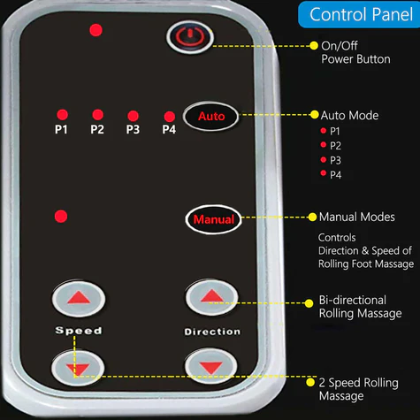 Relaxing Square Foot Massager - (White)4