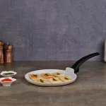 WONDERCHEF - Romano Warm White Non-Stick Dosa Tawa, Black