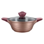 WONDERCHEF - Rosetta Non-stick Casserole with Lid 3.9L, Brown
