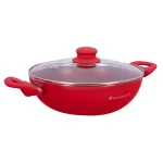 WONDERCHEF - Royal Velvet 24cm Wok with Lid Red