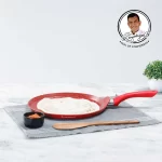 WONDERCHEF - Royal Velvet 30 cm Non-Stick Dosa Tawa | Red