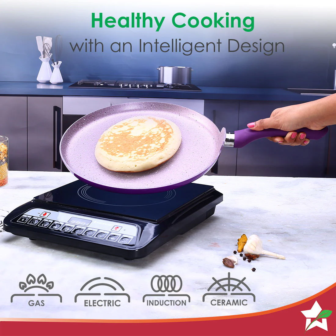 Royal Velvet Non-stick 30cm Dosa Tawa3