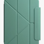 Daily Objects - Sage Green Pleat Y-Fold Magnetic iPad Case for iPad Pro 4 2020 12.9 Inch