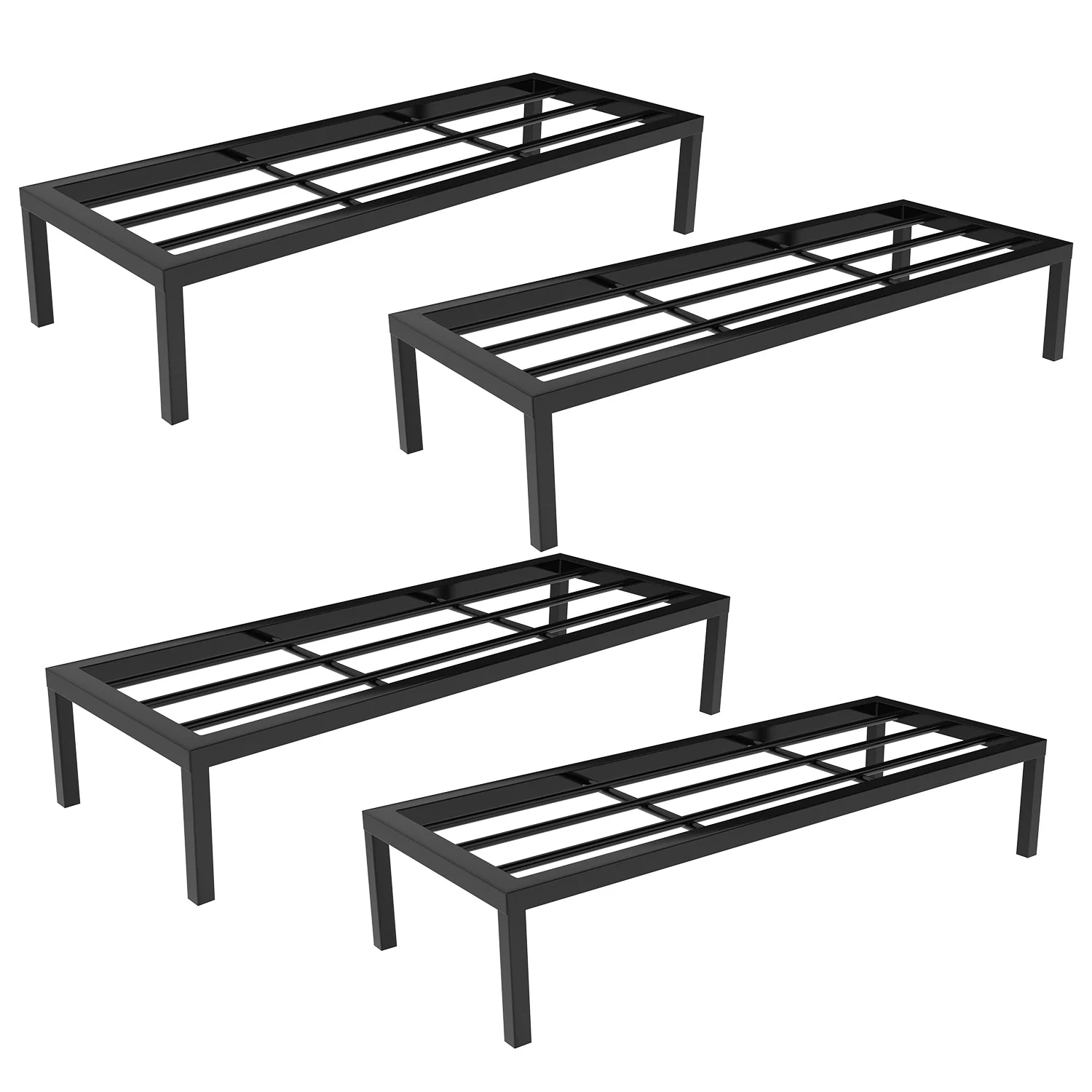 Set of 4 Plant Stands1