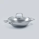 WONDERCHEF - Stanton 28 cm Non-stick Kadhai/Kadai with Lid - 3.4 Litre