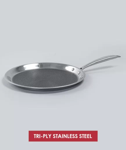 WONDERCHEF - Stanton Stainless Steel 30 cm Nonstick Dosa Tawa