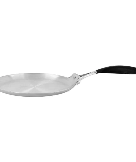 WONDERCHEF - Stanton Stainless Steel Dosa Tawa, Ergonomic Handle, 26cm