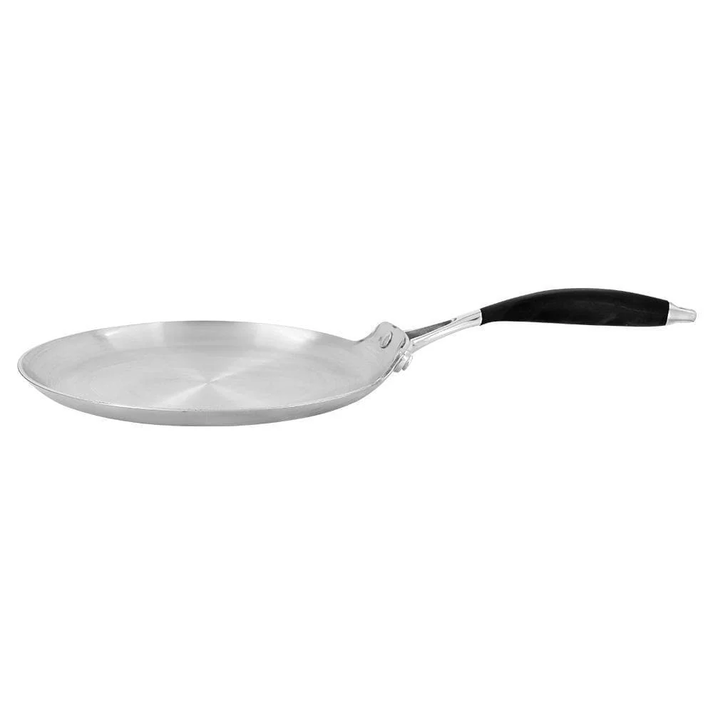 Stanton Stainless Steel Dosa Tawa, Ergonomic Handle, 26cm