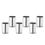 WONDERCHEF - Venice Stainless Steel Glass Set of 6