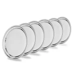 WONDERCHEF - Venice Stainless Steel Plate Set of 6