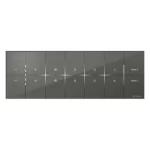 HAVELLS - 2 Fan, 4 ON/OFF Switch, 1 Dimmer, 2 scene I Sense Grey