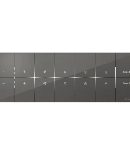 HAVELLS - 2 Fan, 4 ON/OFF Switch, 1 Dimmer, 2 scene I Sense Grey
