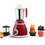 WONDERCHEF - Acura Plus 500 W Mixer Grinder, 4 Stainless Steel Jars with Sipper Jar