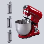 WONDERCHEF - Crimson Edge Die-Cast Metal Stand Kitchen Mixer & Beater with free attachments