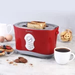 WONDERCHEF - Crimson Edge Slice Toaster with Defrost, Reheat & Cancel Function, 800 Watt